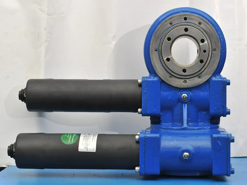 A slewing drive gearbox