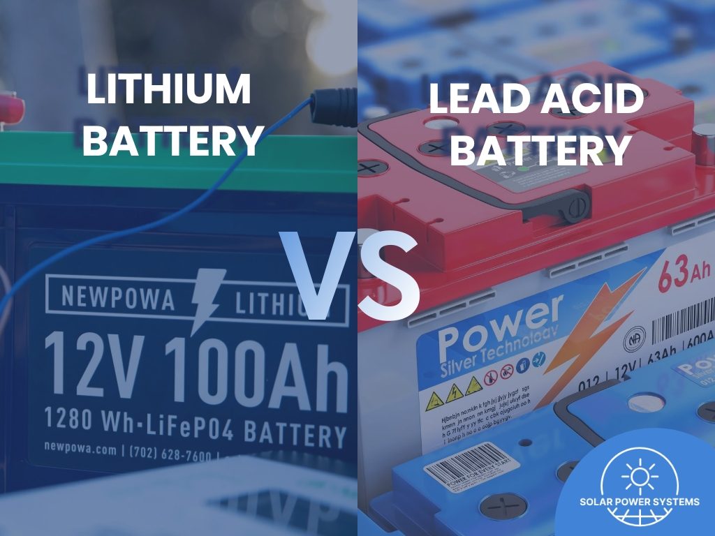 view of comparison of solar batteries