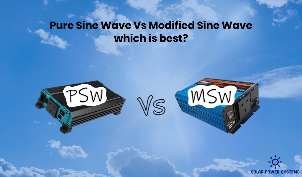 general view pure sine wave inverter and modified sine wave inverter