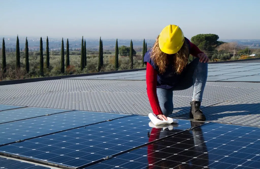 Cleaning Solar panel