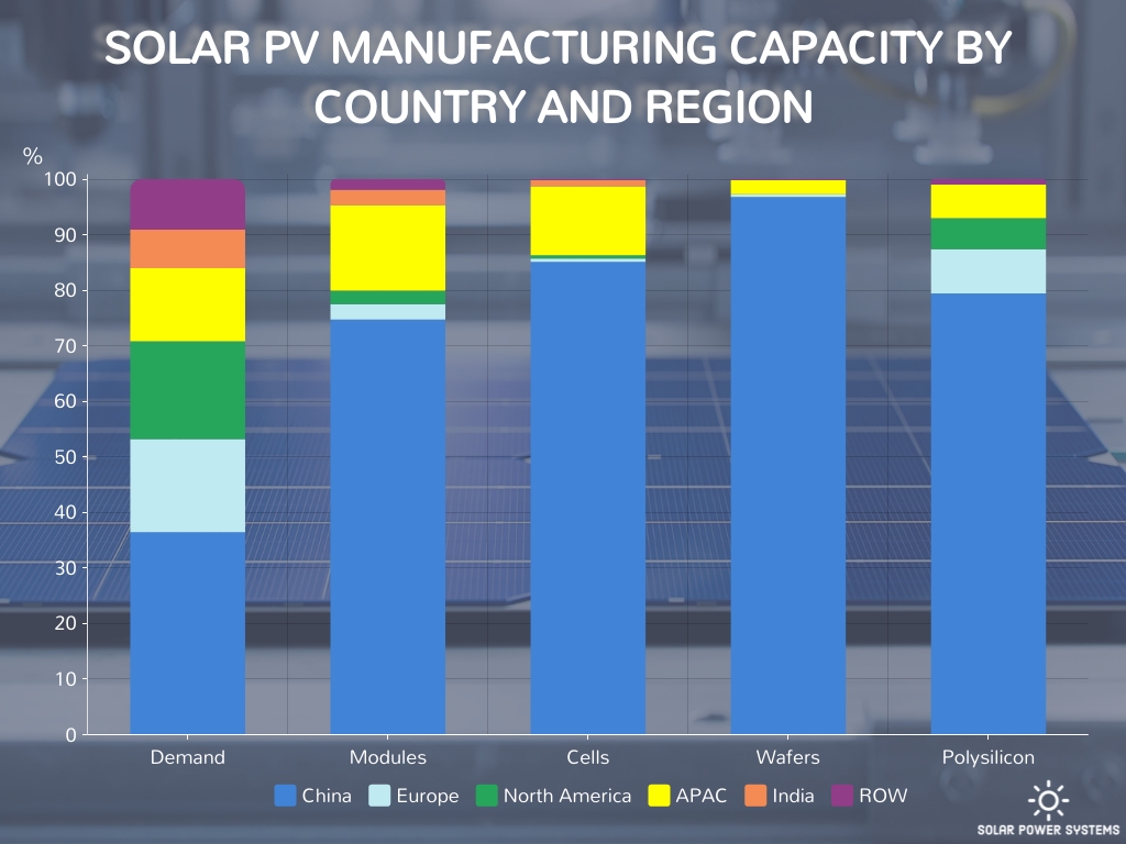 Solar PV manufacturing capacity 