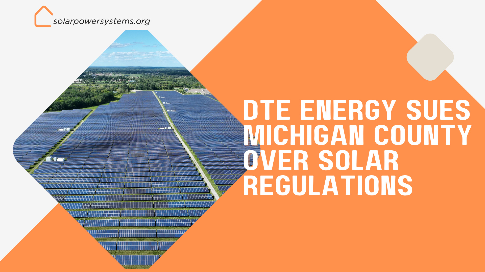 DTE Energy Sues Michigan County Over Solar Regulations