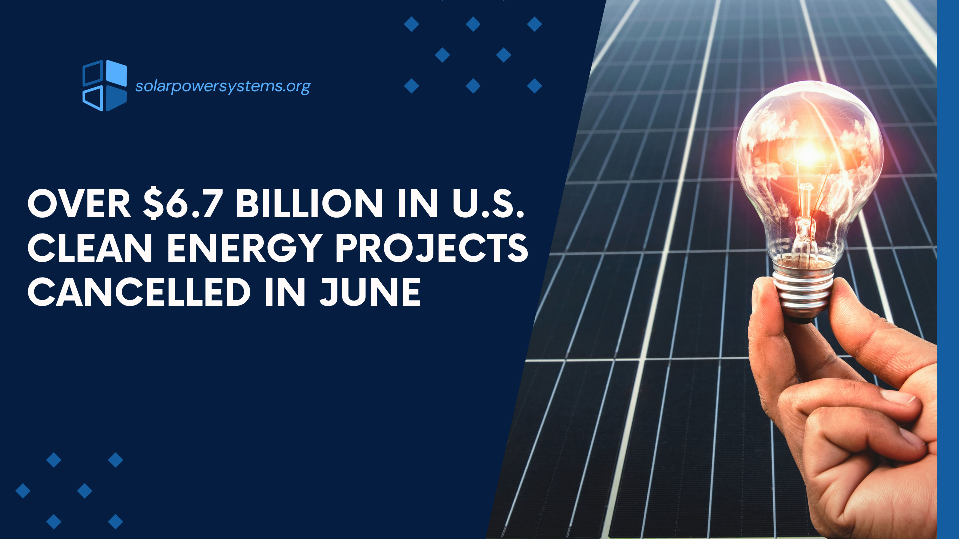 Over $22 billion worth of renewable power projects, including installations, power stations, and others, have been shelved in the first half of 2025, with over $6.7 billion in June, according to the Clean Economy Tracker and E2. The cancellations in June followed the ‘spurting business confusion in the wake of Congress taking the final actions in nearly ending the federal tax credits for clean energies.' The most recent cancellations affected five battery, storage, and electric vehicle facilities in the states of Colorado, Indiana, Michigan, New York, and Oregon, the paper said. Over 5,000 jobs fell prey to cancellations and retrenchments in June, bringing the total job losses to 16,500. These cancellations are not figs in an accounting ledger. They’re jobs, incomes, and opportunities in parts of states that would have used those clean projects to develop their home economies. And now they’re cancelled,” commented Michael Timberlake, communications director, E2. These Republican-voting districts have also experienced the majority of job losses, with 11,700 jobs cancelled, shelved, or closed so far in 2025. More than $ 11.7 billion in announced investments were cancelled in Republican-voting districts. Democratic districts experienced 6.1 billion in missed investment and nearly 4,000 jobs, E2 reported. "That Congress would vote so callously against the clean energy job incentives is bad enough, but that they voted them down in the absence of robust carbon pollution safeguards is unconscionable,” Timberlake said. Since the federal tax credits expire several years earlier than planned, U.S. projects for renewable energy will fall 41% after 2027, BloombergNEF (BNEF) states in a research paper. BNEF predicted that new wind, solar, and energy storage projects would decline by 23% to 2030, compared to a previous BNEF projection. Since the enactment of the Inflation Reduction Act of 2022, E2 reports that more than $133 billion in clean energy investments have been announced. It followed approximately $25 billion in cancellations within the same time frame, representing around 19% of the announced investment. Grid & EV battery storage projects have experienced the most cancellations since 2022, with some $13 billion per. Some $2.8 billion of solar projects have been cancelled, E2 reports. A study commissioned by FTI Consulting asserted that more than 100 GW of the planned solar and wind projects are now deemed non-viable following the passage of the Republican budget bill, the One Big Beautiful Bill Act. According to FTI Consulting, 54 GW, or 11% of queue project capacities for solar and wind, will be impacted through reductions in tax credits for projects queuing for the 2026-2029 years. The remaining 49 GW, or 43% of the projects lined up for 2030-2034, are now likely not viable, according to FTI Consulting. FTI Consulting also warned that shelving plans for clean energy would leave gaps in capacity, as the need for power is growing exponentially in the United States. "The power utilities will have to build alternatives less vulnerable to H.R. 1 [OBBBA] in a struggle to close the gaps of capacity. Without coordinated policy and regulatory support, the likelihood is, however, high that the United States power grid will not be able to weather the next phase of the technological and industrial transformation," FTI Consulting said.