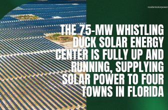 The 75-Mw Whistling Duck Solar Energy Center Is Fully up and Running, Supplying Solar Power to Four Towns in Florida