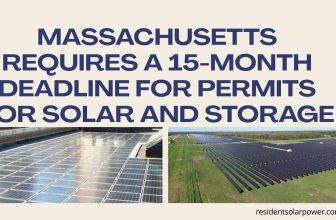 Massachusetts solar farm aerial view
