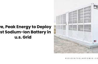 Sodium-ion battery grid storage installation