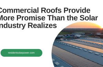 Commercial rooftop solar panels