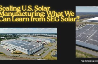SEG Solar module factory floor in Texas