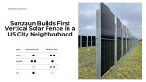 Sunzaun Builds First Vertical Solar Fence in a US City Neighborhood